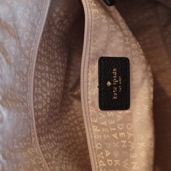 Kate Spade Berkshire Road Teegan Large Black Leather Shoulder Bag/ Satchel - Picture 11 of 16